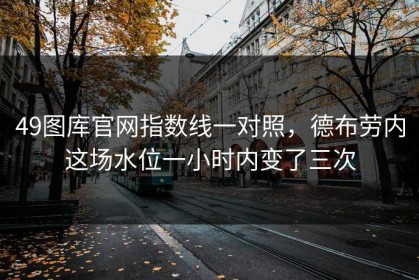 49图库官网指数线一对照，德布劳内这场水位一小时内变了三次