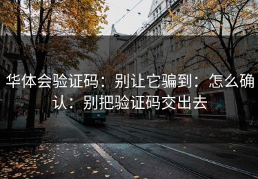 华体会验证码：别让它骗到：怎么确认：别把验证码交出去